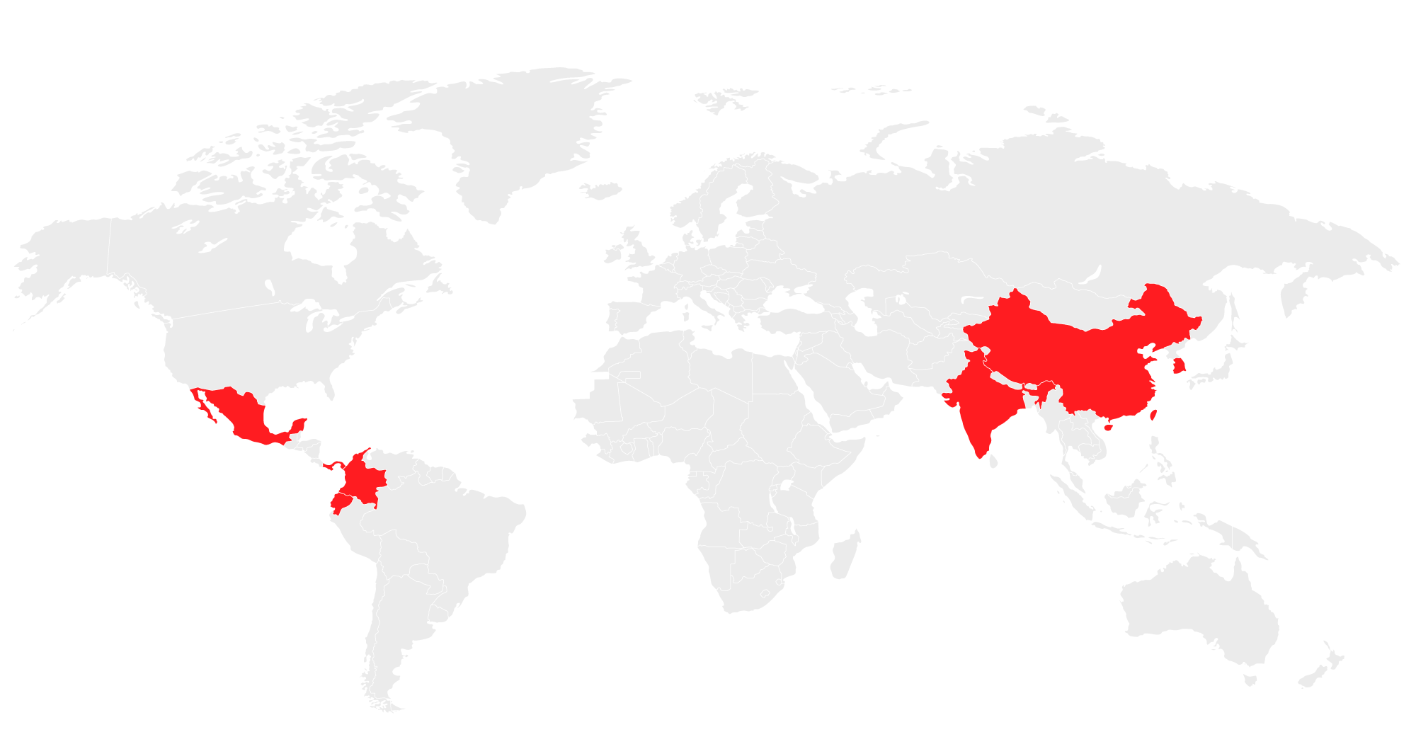 Países: Ecuador, Colombia, Panamá